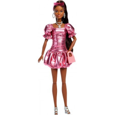 Mattel Barbie Barbie Deluxe Style in pink metallic outfit, toy figure