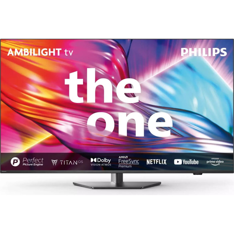 Philips 55PUS8909/12 The One, LED TV - 55 -  anthracite, UltraHD/4K, Ambilight, swivel stand, HDR, 144Hz panel
