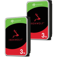 Seagate IronWolf NAS 2 x 3 TB Bundle, SATA 6 Gb/s 3.5" Hard Drive