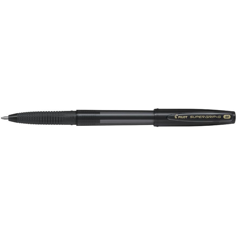 Pilot Super Grip Pen, Black (PIBPS-GG-F-B)