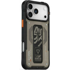 Skinarma Etui Skinarma Aegis do iPhone 17 Pro Max Magnetic Charging + Grip Stand szary