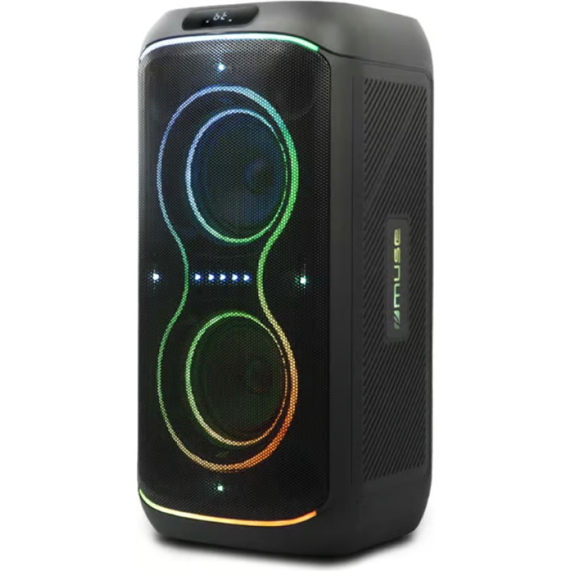 Muse M-1930 DJ Bluetooth Party Box Speaker, Black | Muse