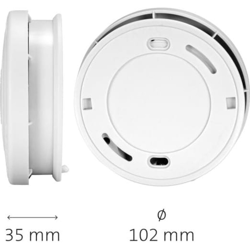 Alecto Rauchmelder mit 10 Jahren Batterie- und Sensorlaufzeit