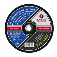 Andre TARCZA DO METALU 230 x 2,0mm METAL/INOX PRO LINE 95A36RBF