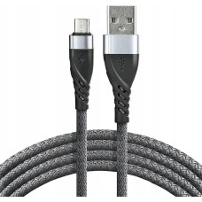 Everactive Kabel USB EverActive USB-A - microUSB 2 m Szary (CBB-2MG)