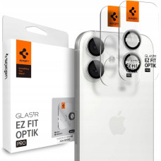 Spigen OSŁONA APARATU SPIGEN OPTIK PRO GLAS.TR ”EZ FIT” CAMERA PROTECTOR 2-PACK IPHONE 16 / 16 PLUS / 17 SILVER