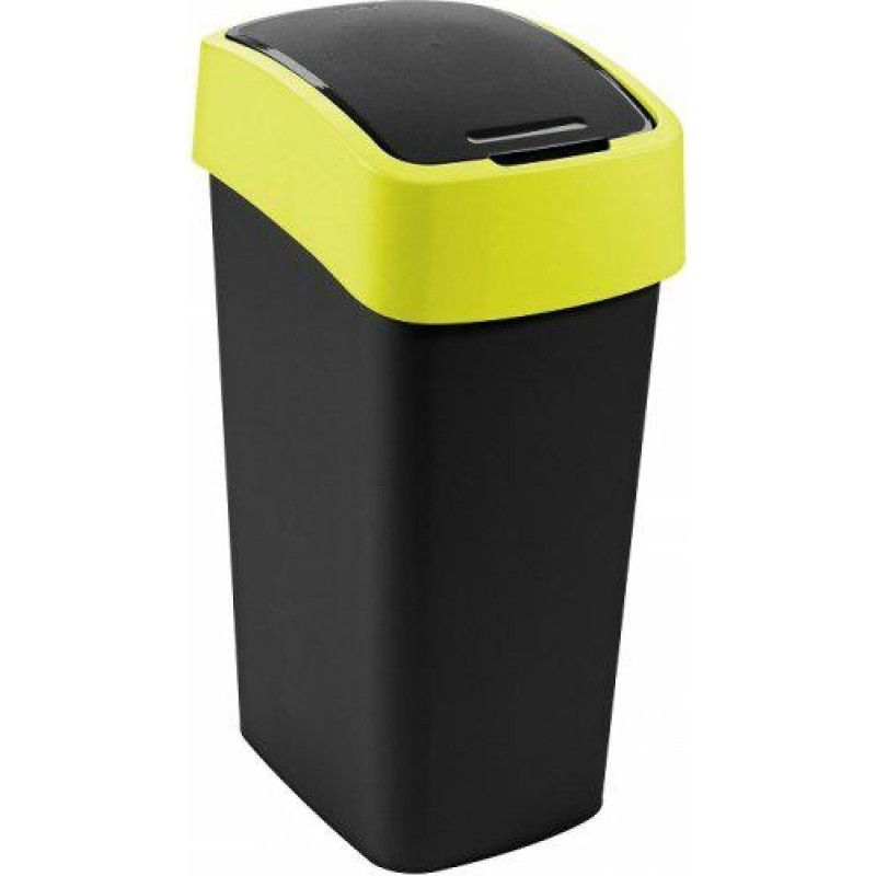 Curver KOSZ NA ŚMIECI FLIP BIN 25L /CZARNY /ŻÓŁTY