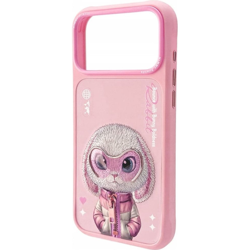 Nimmy Etui Nimmy Cool&Cute 2.0 Rabbit do iPhone 17 Pro Max rozowy