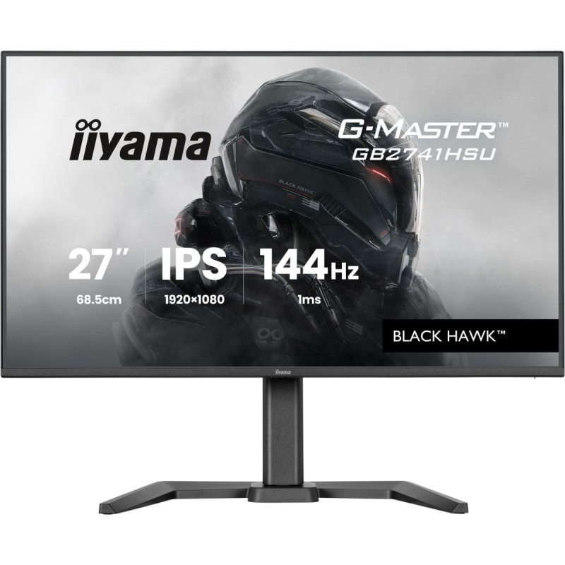 Iiyama G-MASTER GB2741HSU-B1 kompiuterio monitorius 68,6 cm (27") 1920 x 1080 pikseliai &bdquo;Full HD&ldquo; Juoda