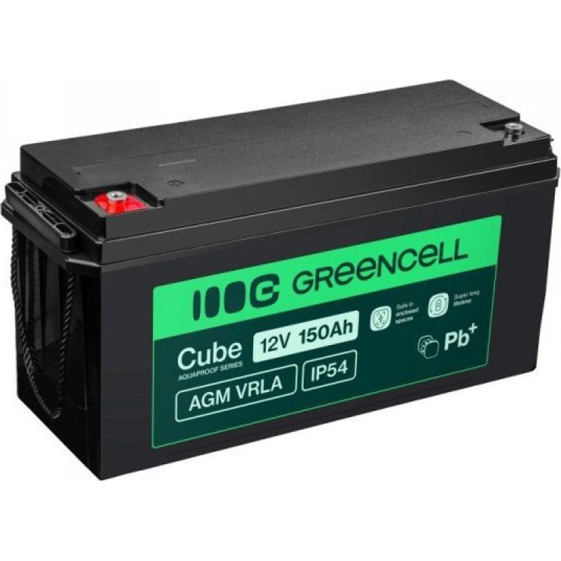 Green Cell Akumulator AGM VRLA 12V 150Ah IP54