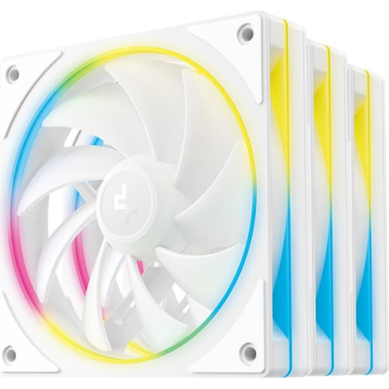 Deepcool FL12 SE WH, case fan white, 3-pack, 120 mm