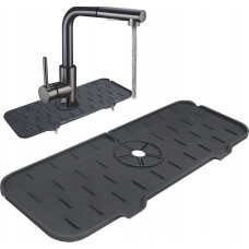 Brunbeste UNIWERSALNA MATA OCIEKOWA SILIKONOWA DO ZLEWU ZLEWOZMYWAKA 36,5 x 14cm BRUNBESTE BB-3247 SZARA