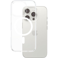 Panzerglass &reg; HardCase Transparent w. White MagSafe iPhone 16 Pro mobiliojo telefono dėklas Permatomas