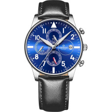 Giewont Zegarek Giewont Zegarek Męski Chronograph Sapphire Czarno Niebieski GW5630-A3