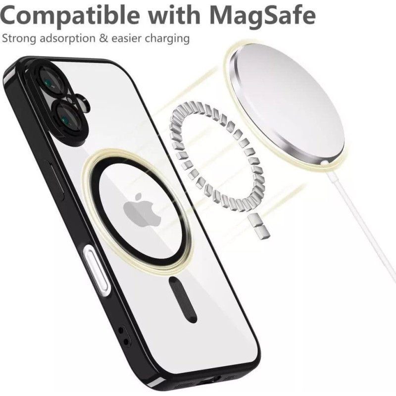 Tech-Protect MAGFLEX MAGSAFE IPHONE SE 4 2025 SHINY BLACK