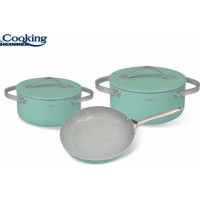Kepimo rinkinys aliuminis su keramikos danga 5 vnt. HR-BET-5CRT, COOKING BY HEINNER