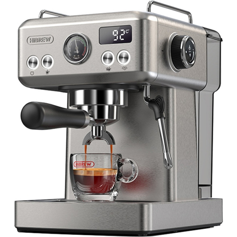 Hibrew H10A temperature-controlled flask espresso machine