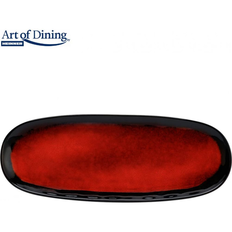 Keraminė serviravimo lėkštė 38x15cm VULCANO HR-LH-VP38 HEINNER