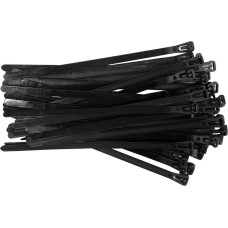 Yato OPASKA PLASTIKOWA SAMOZACISKOWA CZARNA  7,6*200 /50szt