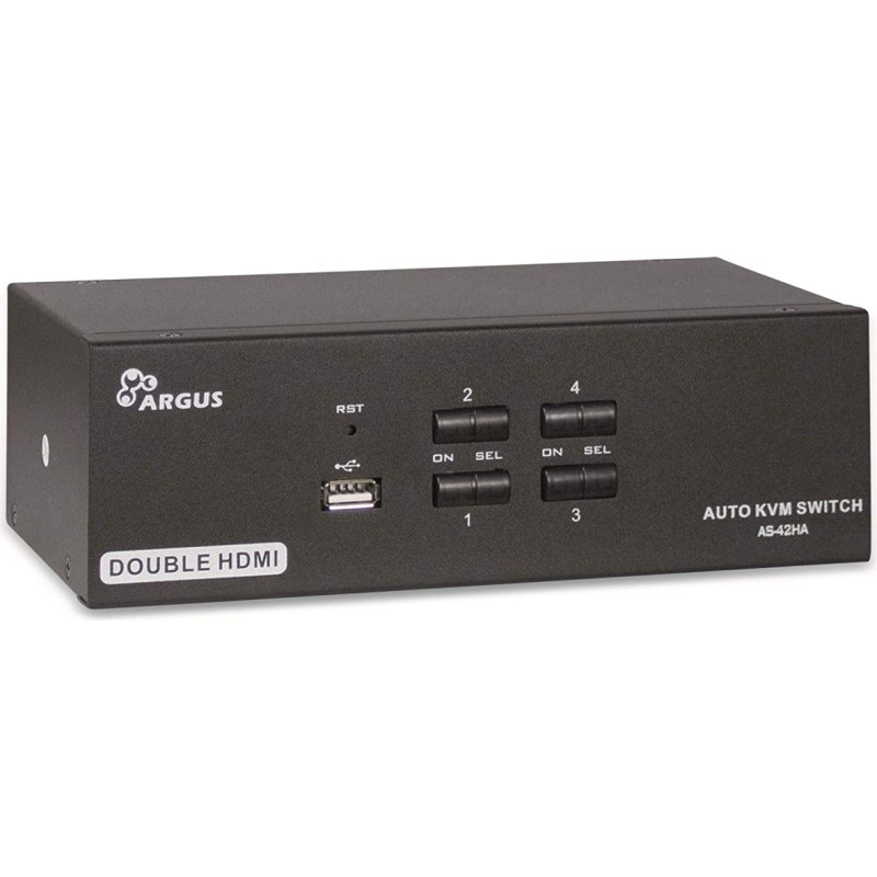 Inter-Tech IPC KVM Switch AS-42HA HDMI, KVM switch