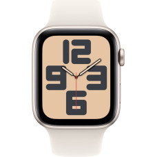 Apple Watch SE (champagne, aluminium, 44 mm, sports bracelet polar star M/L, cellular)