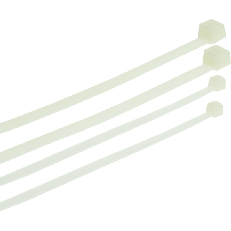 Plast-Rol PLASTROL OPASKA PLASTIKOWA BIAŁA  4,8 x 150mm 100szt.