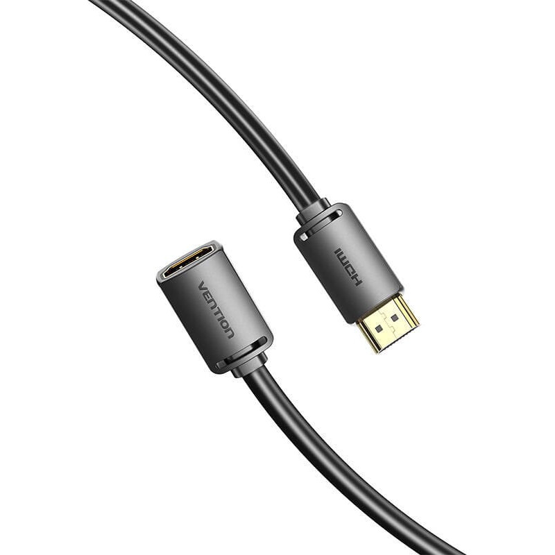 Vention CABLE HDMI MALE/FEMALE 4K/1M BLACK AHCBF VENTION