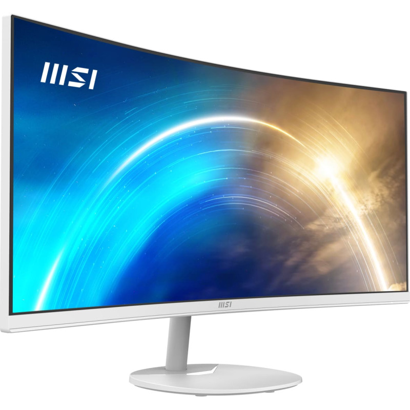 MSI Pro MP341CQW kompiuterio monitorius 86,4 cm (34") 3440 x 1440 pikseliai UltraWide Quad HD Balta