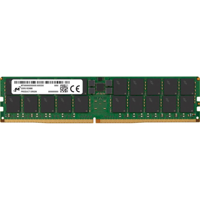 Micron DDR5 RDIMM 64GB 2Rx4 5600 CL46 (16Gbit) Single Pack