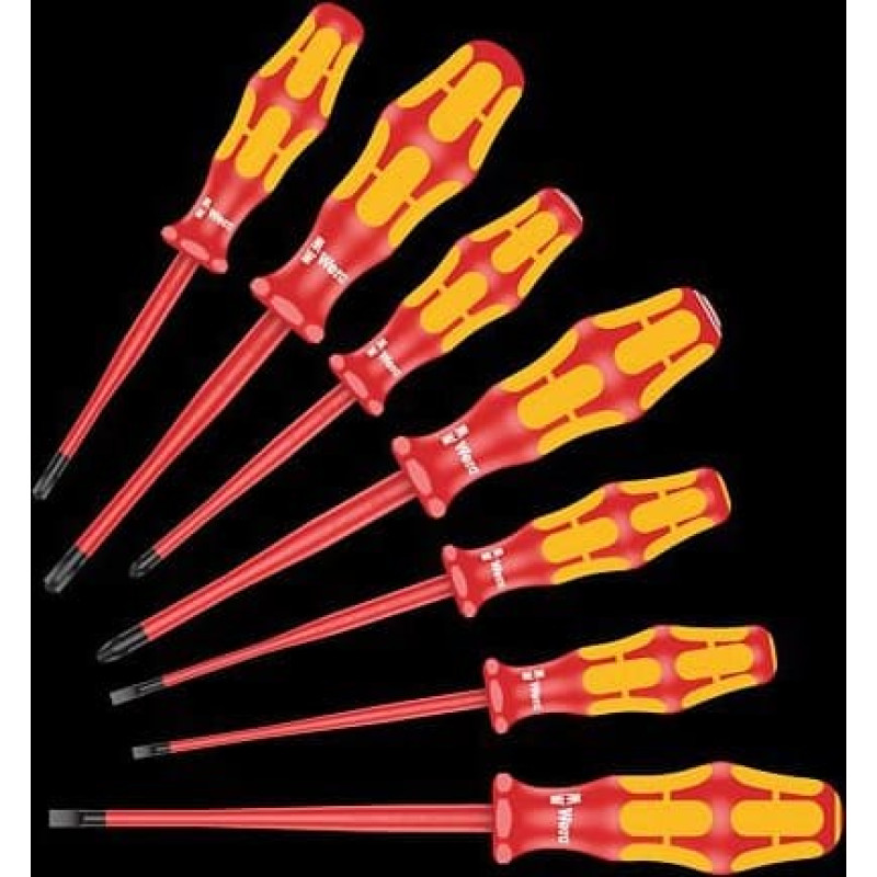 Wera 160 iSS/7 Kraftform Plus Series 100 screwdriver set