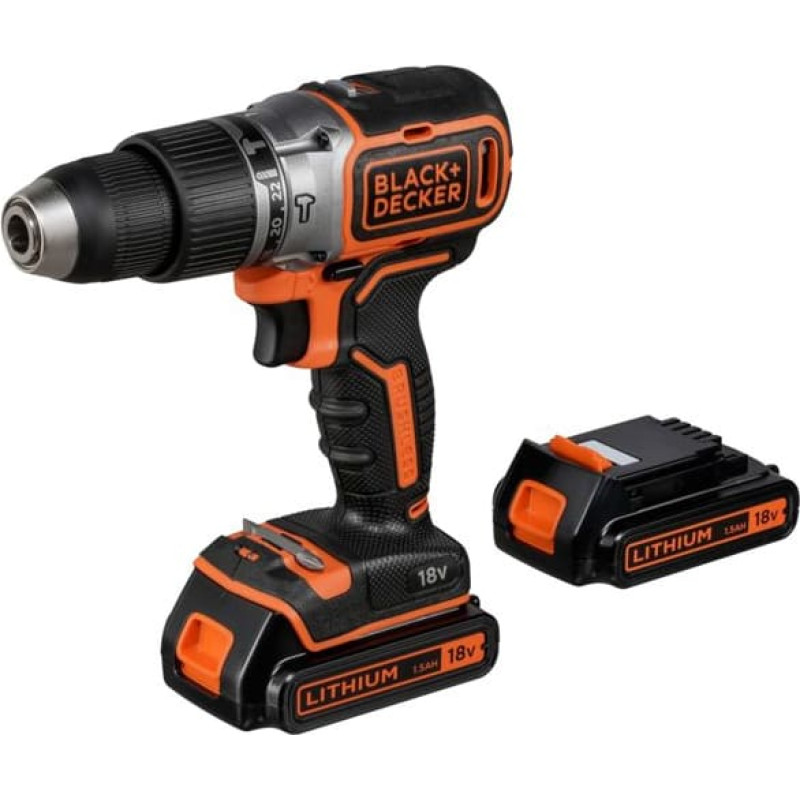 Black+Decker BLACK & DECKER IMPACT DRIVER 18V BL188KB 52NM 2X1 5AH