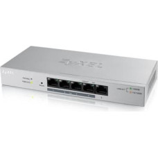 Zyxel GS1200-5HP v2 Valdomas Gigabit Ethernet (10/100/1000) Maitinimas per Eternetą (PoE) Pilka