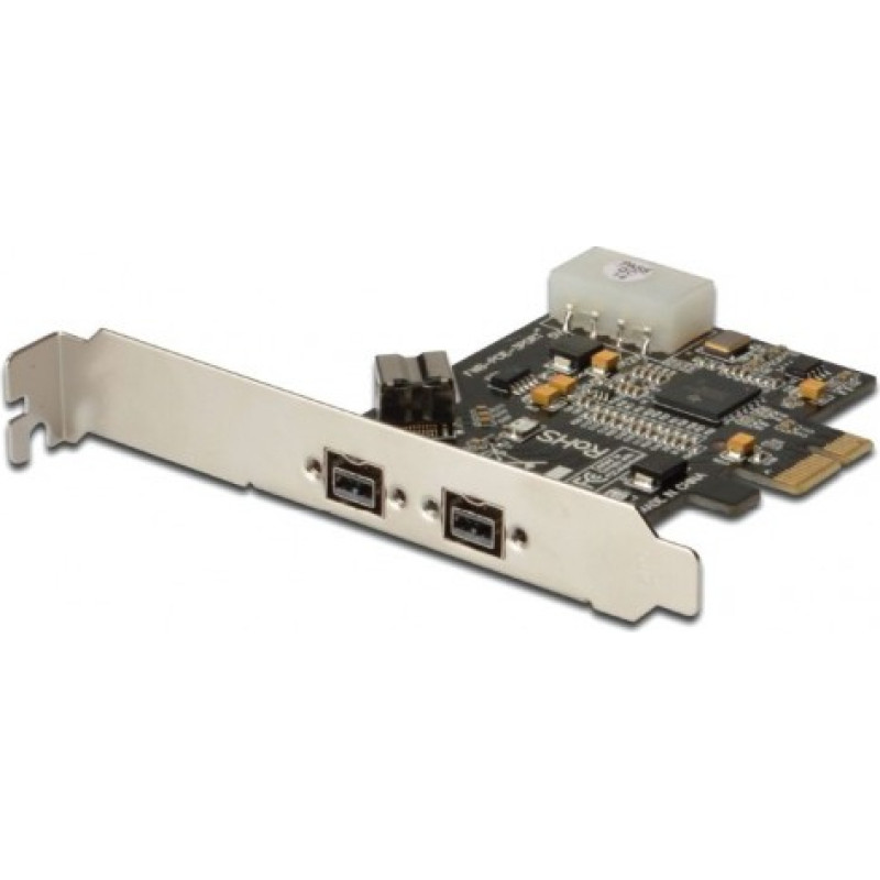 Digitus Firewire 800 PCIe Card 2x9-Pin Extern + 1x9-Pin Intern