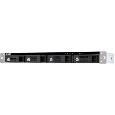 Qnap TR-004U saugojimo diskų korpusas HDD / SSD aptvaras Juoda, Pilka 2.5/3.5"