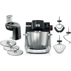Bosch Serie 6 MUMS6ZS13D virtuvinis kombainas 1600 W 5,5 L Juoda, Nerūdijančiojo plieno Įmontuotos svarstyklės