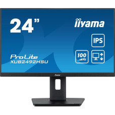 Iiyama XUB2492HSU-B6 kompiuterio monitorius 60,5 cm (23.8") 1920 x 1080 pikseliai „Full HD“ LED Juoda