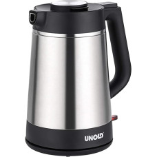 Unold 18715 elektrinis virdulys 1,5 L 1800 W Juoda, Nerūdijančiojo plieno