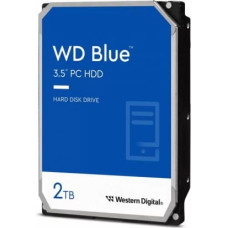Western Digital HDD|WESTERN DIGITAL|Blue|2TB|SATA 3.0|64 MB|5400 rpm|3,5"|WD20EARZ
