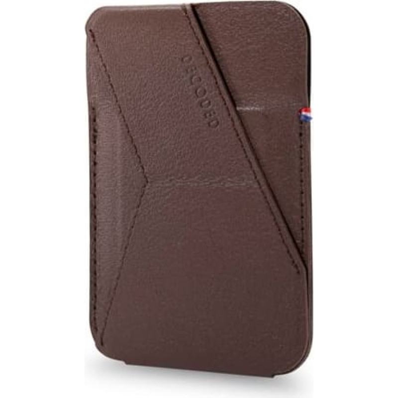 Decoded MagSafe Card Sleeve Stand Brown