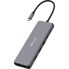 Verbatim CMH-13 C tipo USB 10000 Mbit/ai Sidabras