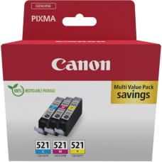 Canon 2934B015 rašalo kasetė 3 vnt Originalus Žydras, Rausvai raudona, Geltona