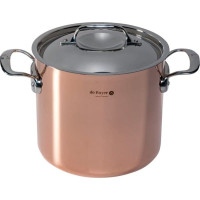 De Buyer Prima Matera Saucepot copper/steel extra high 20cm ind