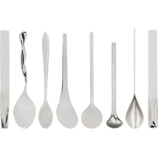 Alessi Designer Set of 8 Coffee Spoons MSPOONSET