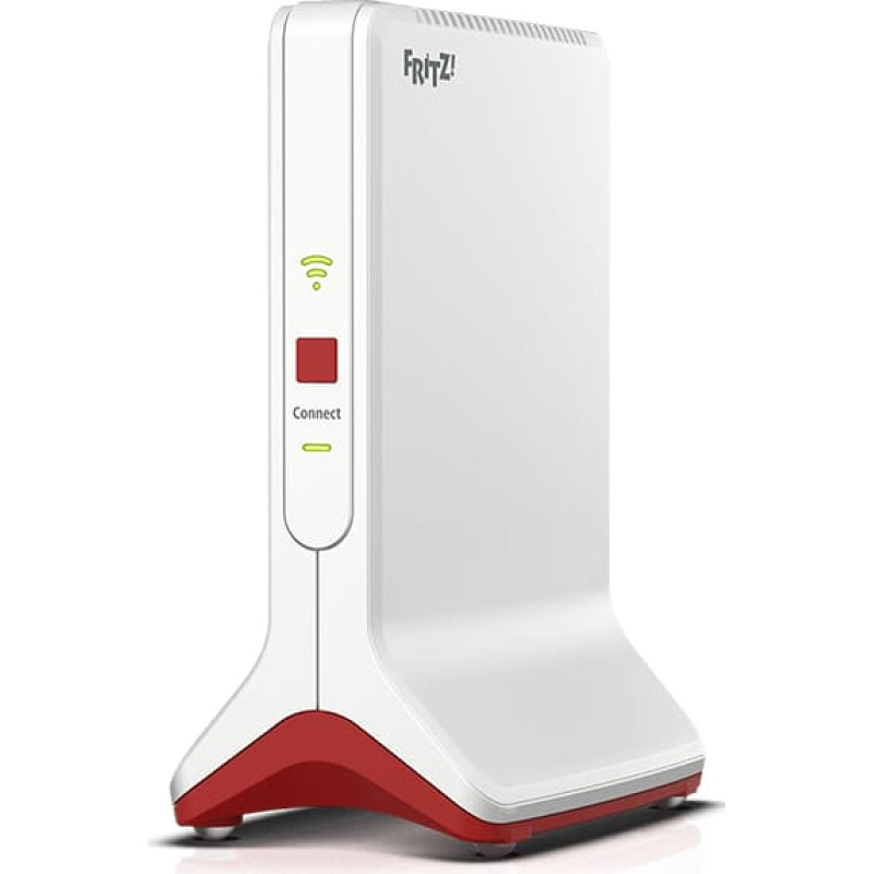 AVM FRITZ!Repeater 6000 belaidis maršrutizatorius Eternetas Trijų juostų (2,4 GHz / 5 GHz / 5 GHz) Raudona, Balta