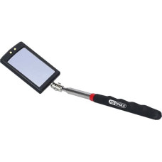 Ks Tools Veidrodėlis apžiūrai teleskopinis su apšvietimu  260-760mm,, KS Tools