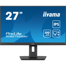 Iiyama ProLite XUB2792QSU-B6 kompiuterio monitorius 68,6 cm (27") 2560 x 1440 pikseliai „Full HD“ LED Juoda