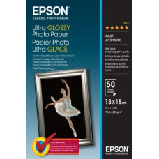 Epson Ultra Glossy Photo Paper, 130 x 180 mm, 300g/m&sup2;, 50 sheets