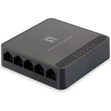 Level One LevelOne GEU-0522 tinklo komutatorius Gigabit Ethernet (10/100/1000) Juoda