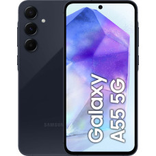 Samsung Galaxy A55 5G SM-A556 16,8 cm (6.6") Hibridinis lizdas dviem SIM kortelėms Android 14 C tipo USB 8 GB 256 GB 5000 mAh Navy