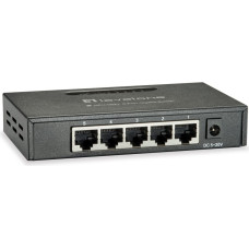 Level One LevelOne GEU-0523 tinklo komutatorius Ne-valdomas Gigabit Ethernet (10/100/1000) Juoda